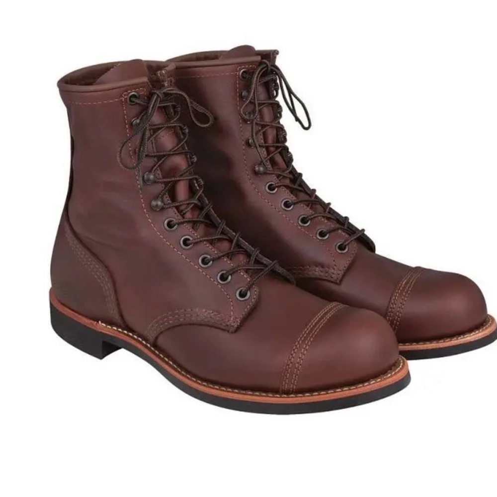 Rare Red Wing Indian motorcycle riding Boot